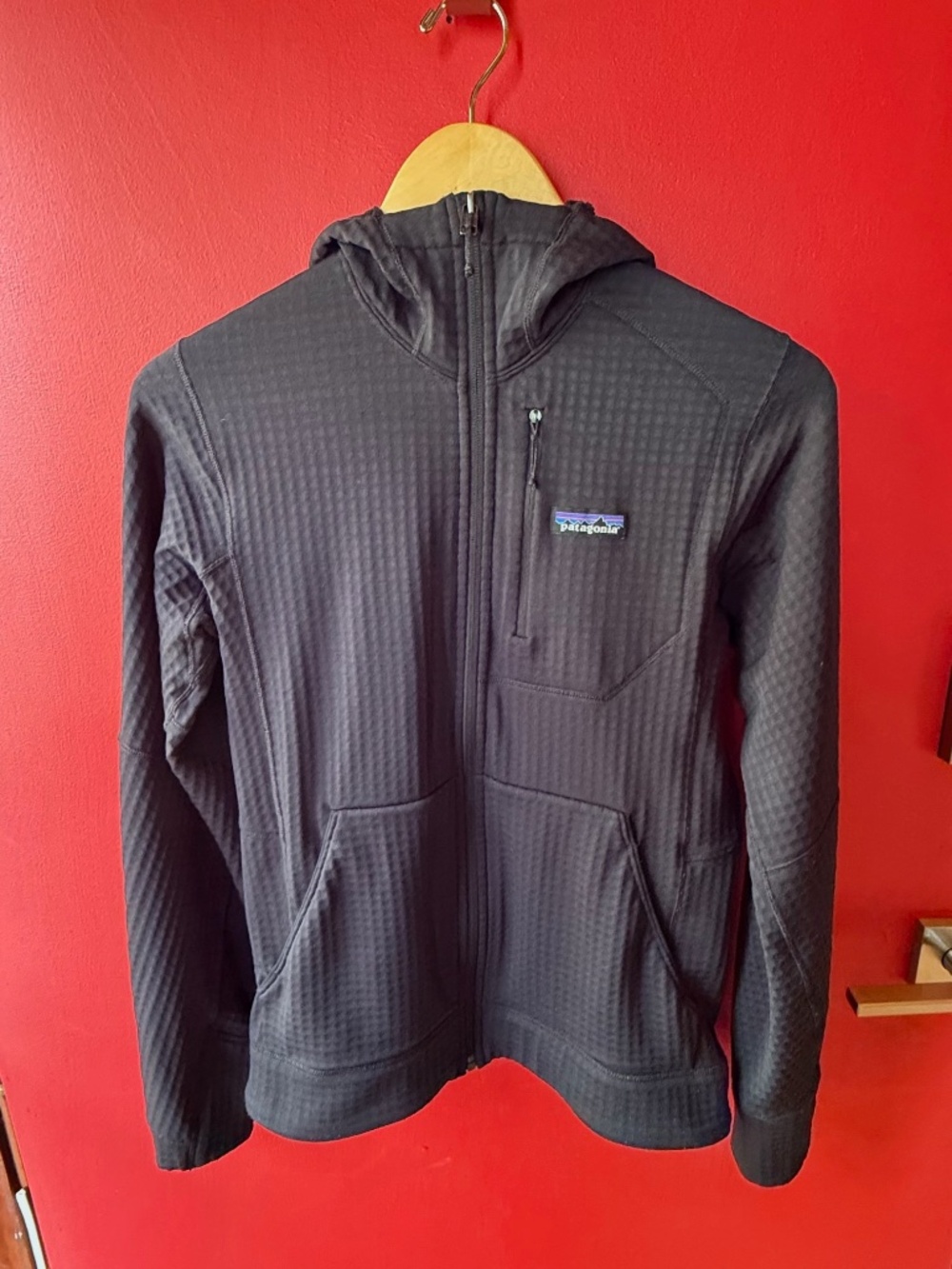 Patagonia R1 Hooded Fleece Jacket XS - Black